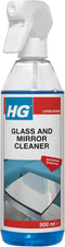 HG Glass and Mirror Cleaner, Streak-Free Glass Cleaner, Effectively Removes Grease & Dirt from Windows & Surfaces Quickly - 500ml Spray