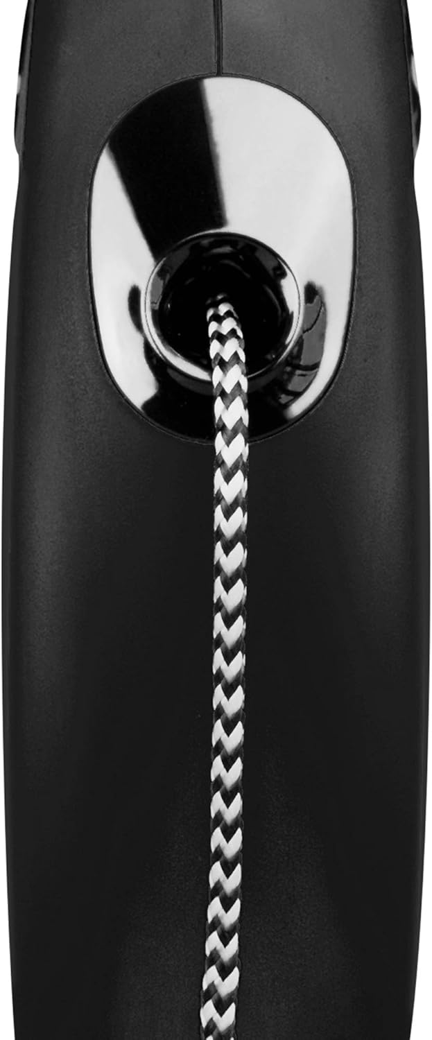 flexi New Classic Retractable Lead Cord, Medium, Black