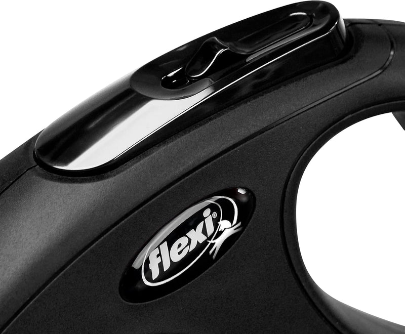 flexi New Classic Retractable Lead Cord, Medium, Black