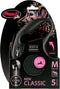flexi New Classic Retractable Lead Cord, Medium, Black