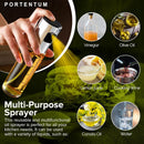 PORTENTUM Premium Oil Sprayer for Kitchen and Air Fryer 100ml Spray for Kitchen