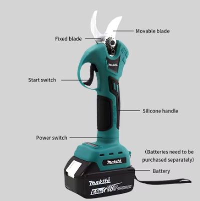 Makita Brushless Electric Pruning Shears Garden Tool Cordless Electric Garden